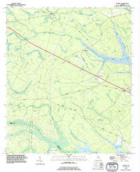 Bladen Georgia Historical topographic map, 1:24000 scale, 7.5 X 7.5 Minute, Year 1993