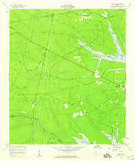 Bladen Georgia Historical topographic map, 1:24000 scale, 7.5 X 7.5 Minute, Year 1956