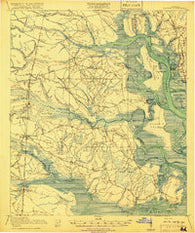Bladen Georgia Historical topographic map, 1:62500 scale, 15 X 15 Minute, Year 1918