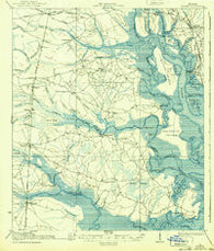 Bladen Georgia Historical topographic map, 1:62500 scale, 15 X 15 Minute, Year 1939