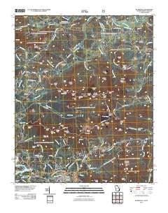 Blairsville Georgia Historical topographic map, 1:24000 scale, 7.5 X 7.5 Minute, Year 2011