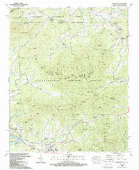 Blairsville Georgia Historical topographic map, 1:24000 scale, 7.5 X 7.5 Minute, Year 1988