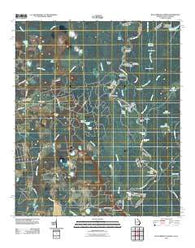 Blue Springs Landing Georgia Historical topographic map, 1:24000 scale, 7.5 X 7.5 Minute, Year 2011