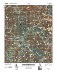 Blythe Georgia Historical topographic map, 1:24000 scale, 7.5 X 7.5 Minute, Year 2011