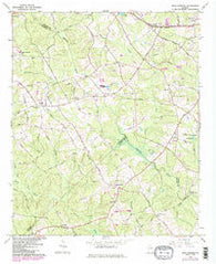 Bold Springs Georgia Historical topographic map, 1:24000 scale, 7.5 X 7.5 Minute, Year 1964