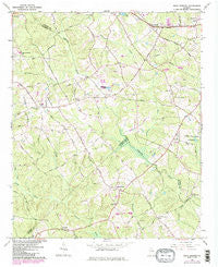 Bold Springs Georgia Historical topographic map, 1:24000 scale, 7.5 X 7.5 Minute, Year 1964