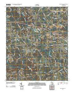 Bold Springs Georgia Historical topographic map, 1:24000 scale, 7.5 X 7.5 Minute, Year 2011
