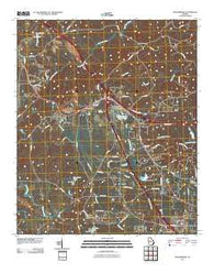Bolingbroke Georgia Historical topographic map, 1:24000 scale, 7.5 X 7.5 Minute, Year 2011