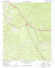 Bolingbroke Georgia Historical topographic map, 1:24000 scale, 7.5 X 7.5 Minute, Year 1974