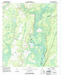 Boons Lake Georgia Historical topographic map, 1:24000 scale, 7.5 X 7.5 Minute, Year 1993