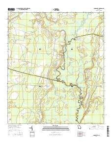 Boons Lake Georgia Current topographic map, 1:24000 scale, 7.5 X 7.5 Minute, Year 2014