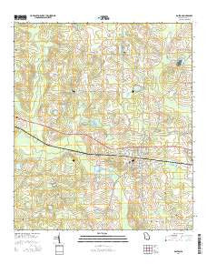 Boston Georgia Current topographic map, 1:24000 scale, 7.5 X 7.5 Minute, Year 2014