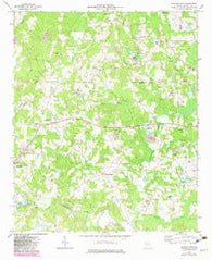 Bowdon East Georgia Historical topographic map, 1:24000 scale, 7.5 X 7.5 Minute, Year 1973