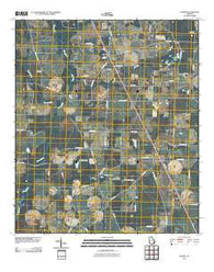Boykin Georgia Historical topographic map, 1:24000 scale, 7.5 X 7.5 Minute, Year 2011