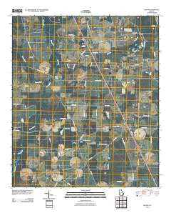 Boykin Georgia Historical topographic map, 1:24000 scale, 7.5 X 7.5 Minute, Year 2011