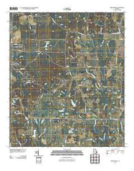 Bridgeboro Georgia Historical topographic map, 1:24000 scale, 7.5 X 7.5 Minute, Year 2011