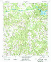 Broad Georgia Historical topographic map, 1:24000 scale, 7.5 X 7.5 Minute, Year 1955