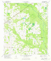 Bronwood Georgia Historical topographic map, 1:24000 scale, 7.5 X 7.5 Minute, Year 1973