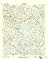 Brooklet Georgia Historical topographic map, 1:62500 scale, 15 X 15 Minute, Year 1921