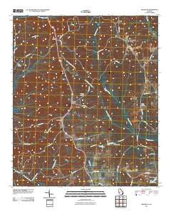 Brooklyn Georgia Historical topographic map, 1:24000 scale, 7.5 X 7.5 Minute, Year 2011