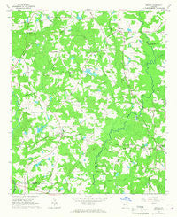 Brooks Georgia Historical topographic map, 1:24000 scale, 7.5 X 7.5 Minute, Year 1965