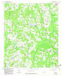 Brooks Georgia Historical topographic map, 1:24000 scale, 7.5 X 7.5 Minute, Year 1965