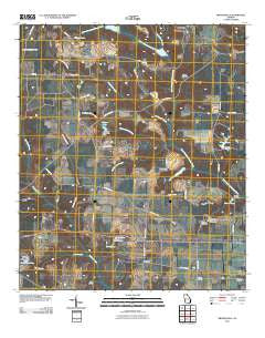 Brooksville Georgia Historical topographic map, 1:24000 scale, 7.5 X 7.5 Minute, Year 2011
