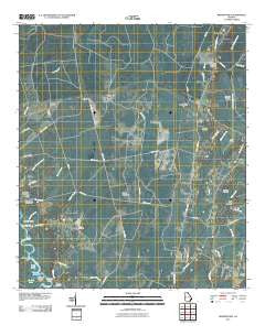 Browntown Georgia Historical topographic map, 1:24000 scale, 7.5 X 7.5 Minute, Year 2011