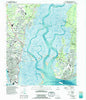 Brunswick East Georgia Historical topographic map, 1:24000 scale, 7.5 X 7.5 Minute, Year 1993