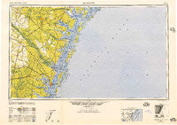 Brunswick Georgia Historical topographic map, 1:250000 scale, 1 X 2 Degree, Year 1948