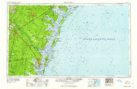 Brunswick Georgia Historical topographic map, 1:250000 scale, 1 X 2 Degree, Year 1961