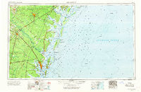 Brunswick Georgia Historical topographic map, 1:250000 scale, 1 X 2 Degree, Year 1956