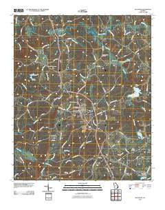 Buchanan Georgia Historical topographic map, 1:24000 scale, 7.5 X 7.5 Minute, Year 2011