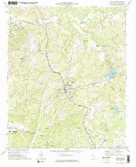 Buchanan Georgia Historical topographic map, 1:24000 scale, 7.5 X 7.5 Minute, Year 1973
