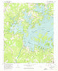 Buford Dam Georgia Historical topographic map, 1:24000 scale, 7.5 X 7.5 Minute, Year 1964