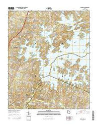 Buford Dam Georgia Current topographic map, 1:24000 scale, 7.5 X 7.5 Minute, Year 2014