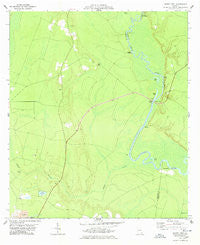 Burnt Fort Georgia Historical topographic map, 1:24000 scale, 7.5 X 7.5 Minute, Year 1978