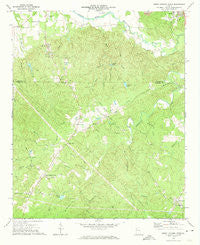 Burnt Hickory Ridge Georgia Historical topographic map, 1:24000 scale, 7.5 X 7.5 Minute, Year 1972