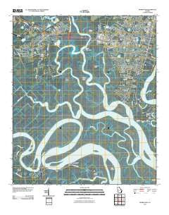 Burroughs Georgia Historical topographic map, 1:24000 scale, 7.5 X 7.5 Minute, Year 2011
