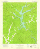 Burton Lake Georgia Historical topographic map, 1:24000 scale, 7.5 X 7.5 Minute, Year 1957
