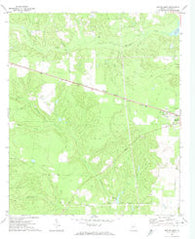 Butler West Georgia Historical topographic map, 1:24000 scale, 7.5 X 7.5 Minute, Year 1971