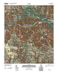 Byron Georgia Historical topographic map, 1:24000 scale, 7.5 X 7.5 Minute, Year 2011