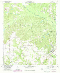 Byron Georgia Historical topographic map, 1:24000 scale, 7.5 X 7.5 Minute, Year 1974