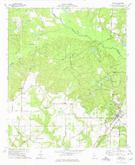 Byron Georgia Historical topographic map, 1:24000 scale, 7.5 X 7.5 Minute, Year 1974