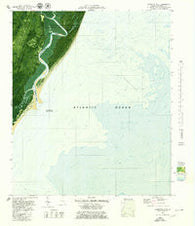 Cabretta Inlet Georgia Historical topographic map, 1:24000 scale, 7.5 X 7.5 Minute, Year 1979