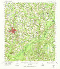 Cairo Georgia Historical topographic map, 1:62500 scale, 15 X 15 Minute, Year 1956