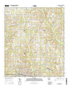 Cairo North Georgia Current topographic map, 1:24000 scale, 7.5 X 7.5 Minute, Year 2014