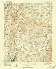 Calhoun Georgia Historical topographic map, 1:62500 scale, 15 X 15 Minute, Year 1951