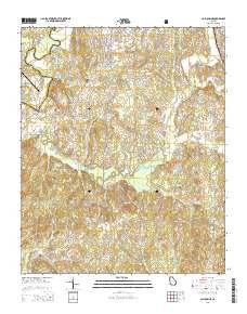 Calhoun NE Georgia Current topographic map, 1:24000 scale, 7.5 X 7.5 Minute, Year 2014