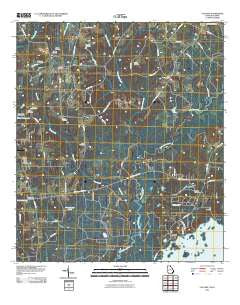 Calvary Georgia Historical topographic map, 1:24000 scale, 7.5 X 7.5 Minute, Year 2011